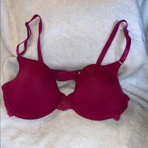 Partners Intimates deep pink & lacy underwire bra